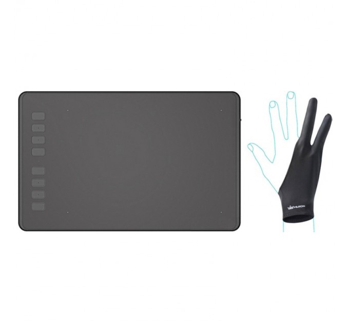 Huion Планшет Huion Inspiroy H950P + рукавичка