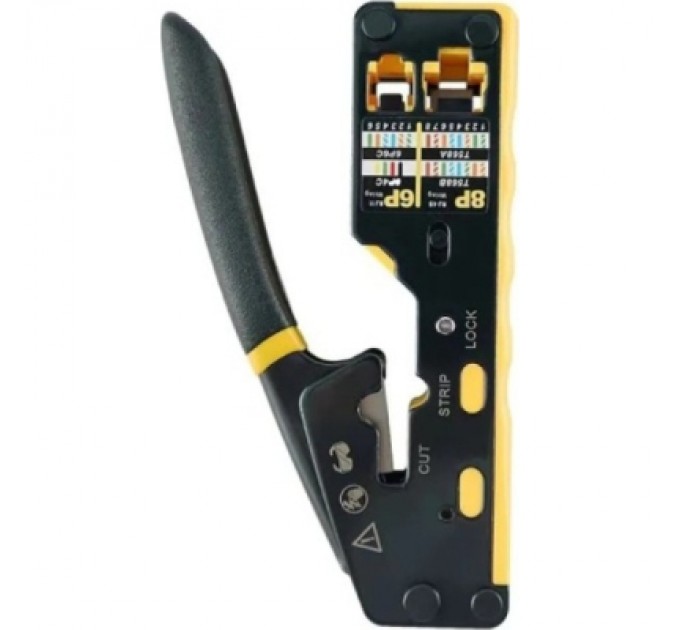 Eserver Інструмент Eserver RJ-45 (8P8C), RJ-12/11 (6P6C/6P4C), для прохідних конекторів (WT-4227B)