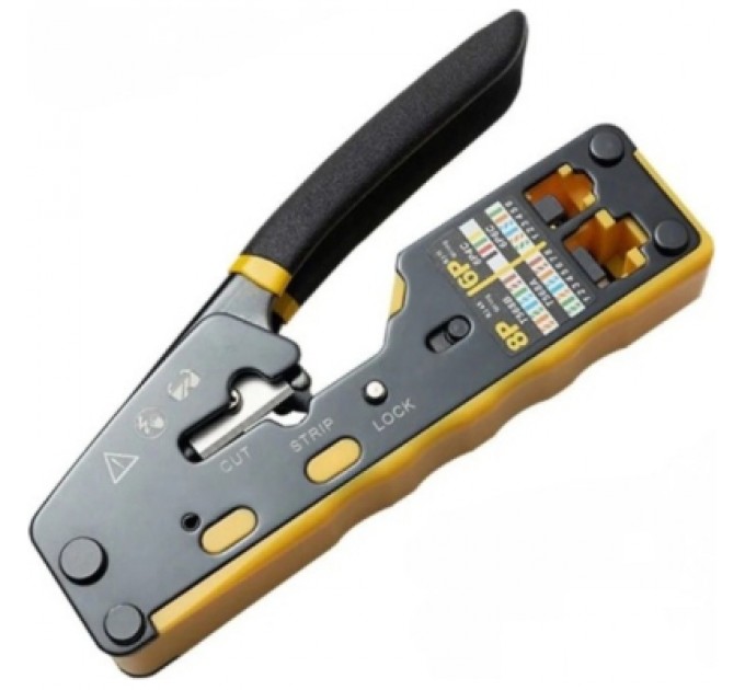 Eserver Інструмент Eserver RJ-45 (8P8C), RJ-12/11 (6P6C/6P4C), для прохідних конекторів (WT-4227B)