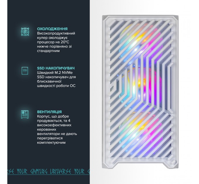 ASGARD Персональний комп`ютер ASGARD (I124F.32.S5.35.1064W)