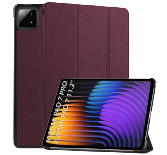 BeCover Чохол до планшета BeCover Smart Case Xiaomi Pad 7 / 7 Pro 11.2" Red Wine) (712811)
