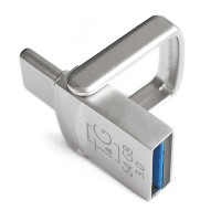 Флеш-накопичувач USB 3.0 64GB Type-C T&G Metall Series 104 Silver (TG104TC-64G3)