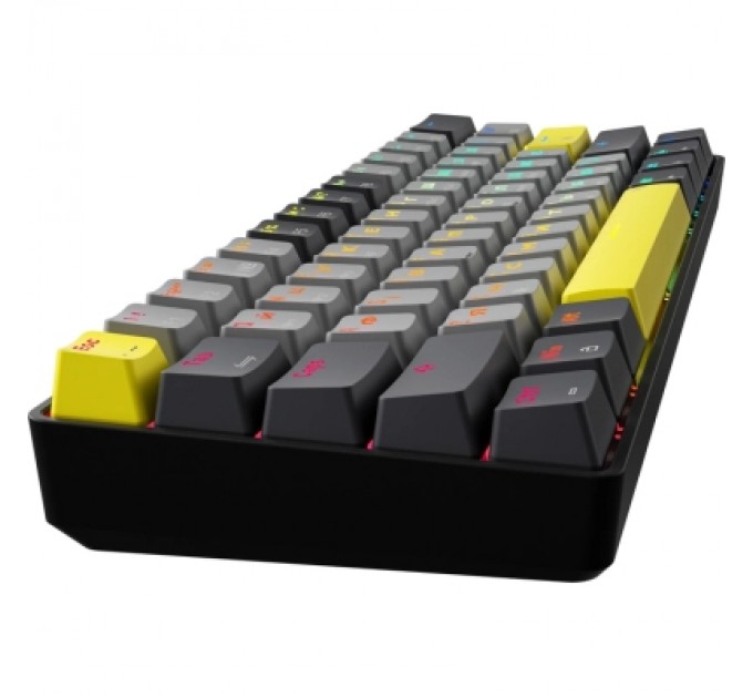 GamePro Клавіатура GamePro MK130G Pro Outemu Red Switch Hot-Swap 60 RGB USB/Wireless/Bluetooth Black (MK130G Pro)