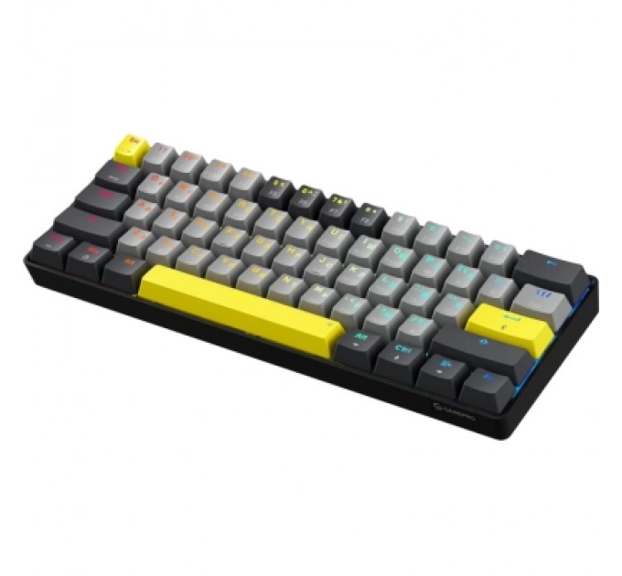 GamePro Клавіатура GamePro MK130G Pro Outemu Red Switch Hot-Swap 60 RGB USB/Wireless/Bluetooth Black (MK130G Pro)