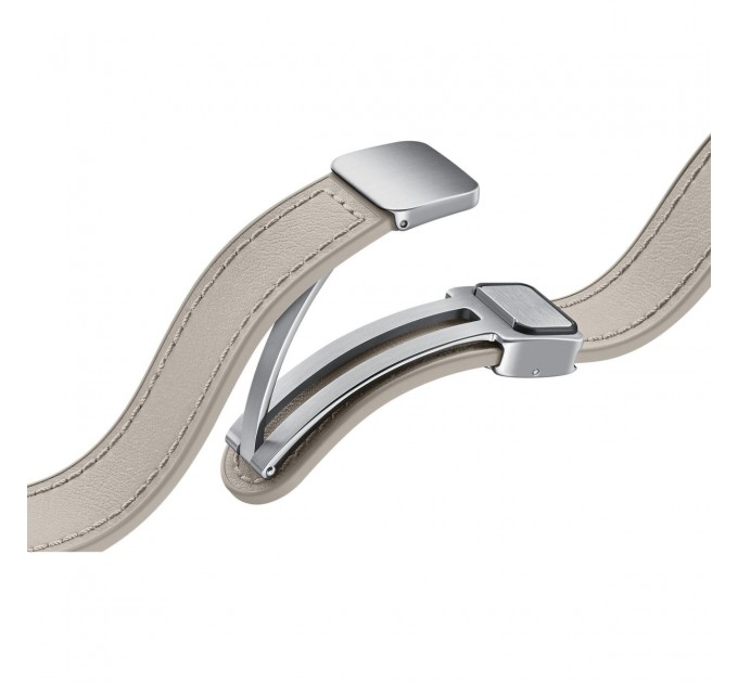 Samsung Ремінець Samsung D-Buckle Hybrid Eco-Leather Band для Samsung Galaxy (20mm, S/M) / Watch 4 / Watch 5 / Watch 6 Etoupe (ET-SHR93SAEGEU)
