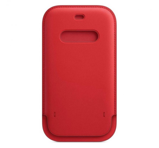 Чохол-кишеня Apple Leather Sleeve with MagSafe для Apple iPhone 12 Mini Red (MHMR3)