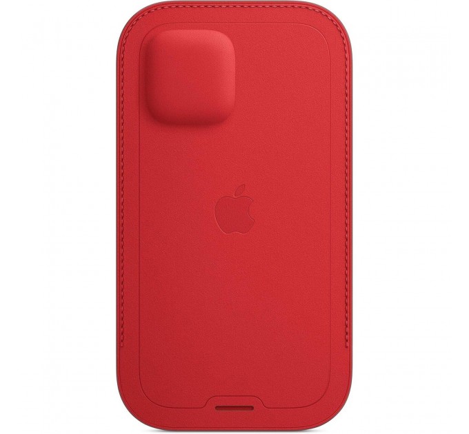 Чохол-кишеня Apple Leather Sleeve with MagSafe для Apple iPhone 12 Mini Red (MHMR3)
