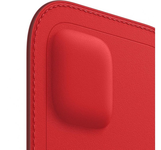 Чохол-кишеня Apple Leather Sleeve with MagSafe для Apple iPhone 12 Mini Red (MHMR3)