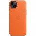 Apple Чохол-накладка Apple Leather Case with MagSafe для Apple iPhone 14 Plus Orange (MPPF3)