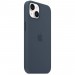 Apple Чохол-накладка Apple Silicone Case with MagSafe для Apple iPhone 14 Storm Blue (MPRV3)