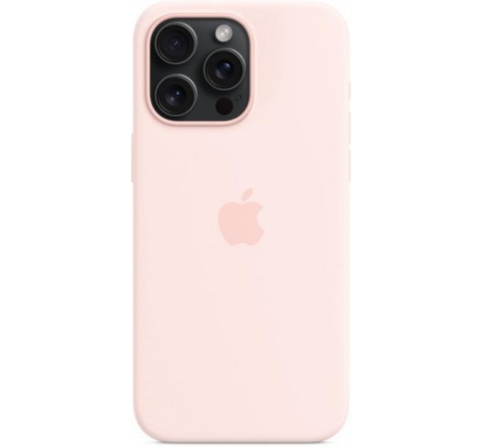 Apple Чохол-накладка Apple Silicone Case with MagSafe для Apple iPhone 15 Pro Max Light Pink (MT1U3)