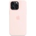 Apple Чохол-накладка Apple Silicone Case with MagSafe для Apple iPhone 15 Pro Max Light Pink (MT1U3)
