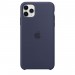 Apple Чохол-накладка Apple Silicone Case для Apple iPhone 11 Pro Max Midnight Blue (MWYW2)