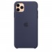 Apple Чохол-накладка Apple Silicone Case для Apple iPhone 11 Pro Max Midnight Blue (MWYW2)