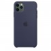Apple Чохол-накладка Apple Silicone Case для Apple iPhone 11 Pro Max Midnight Blue (MWYW2)