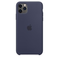 Чохол-накладка Apple Silicone Case для Apple iPhone 11 Pro Max Midnight Blue (MWYW2)