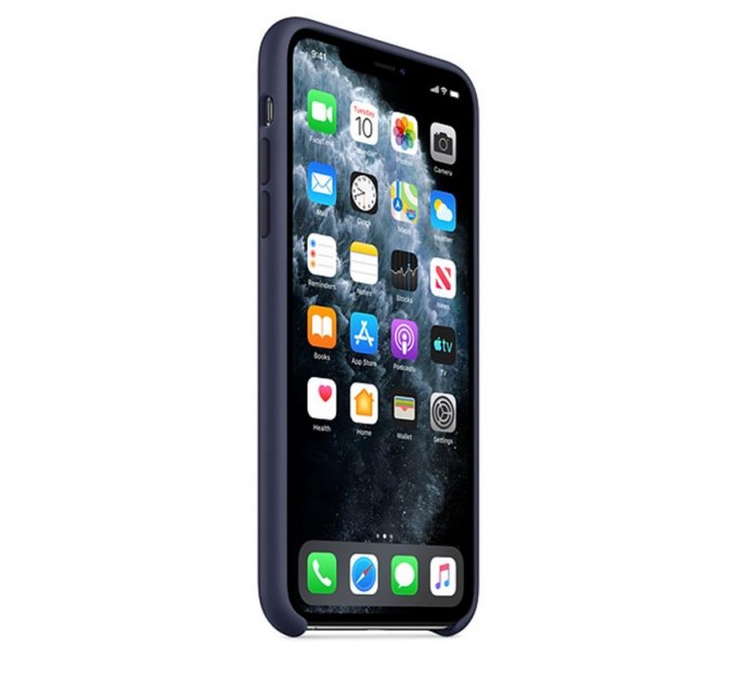 Apple Чохол-накладка Apple Silicone Case для Apple iPhone 11 Pro Max Midnight Blue (MWYW2)