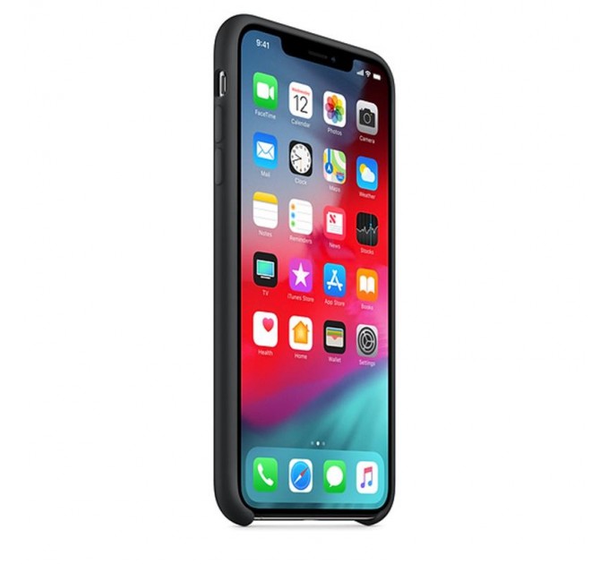 Apple Чохол-накладка Apple Silicone Case для Apple iPhone XS Max Black (MRWE2)