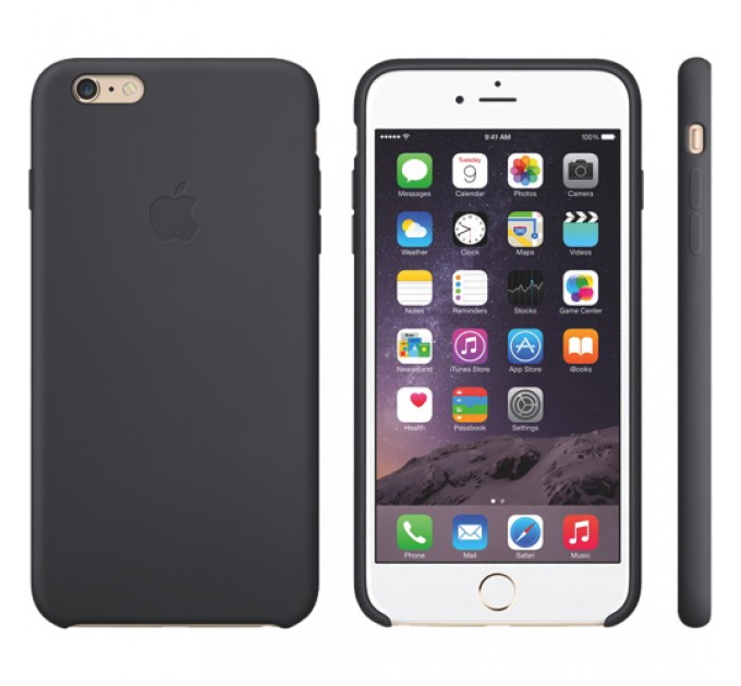 Apple Чохол-накладка Apple Silicone Case для iPhone 6 Plus/iPhone 6S Plus Black (MGR92)