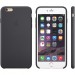 Apple Чохол-накладка Apple Silicone Case для iPhone 6 Plus/iPhone 6S Plus Black (MGR92)