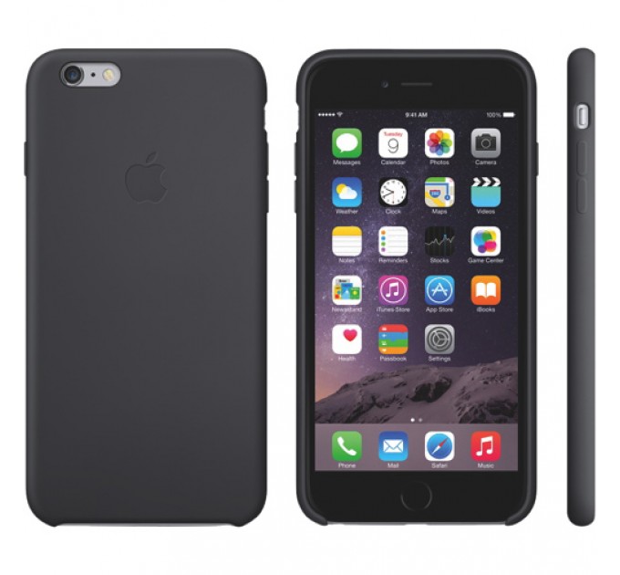 Apple Чохол-накладка Apple Silicone Case для iPhone 6 Plus/iPhone 6S Plus Black (MGR92)