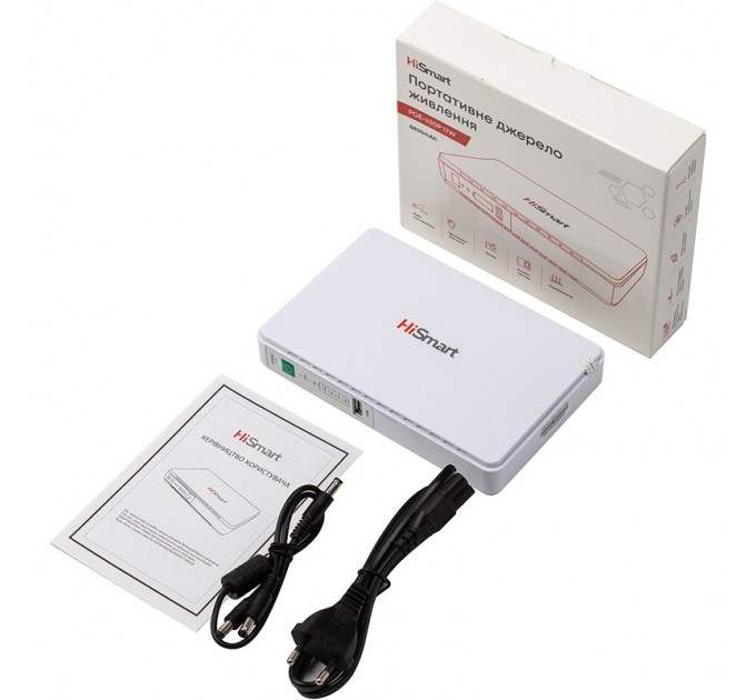 HiSmart Джерело безперебійного живлення для роутера HiSmart POE-430P 17W