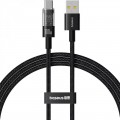 Кабель Baseus Gem USB - USB Type-C (M/M), 2.4A, 1 м Black (6932172658748)