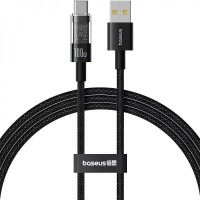 Кабель Baseus Gem USB - USB Type-C (M/M), 2.4A, 1 м Black (6932172658748)