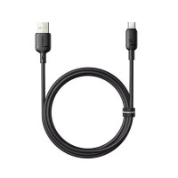 Кабель Baseus Silky USB - USB Type-C (M/M), 2.4A, 1 м Black (6932172668747)
