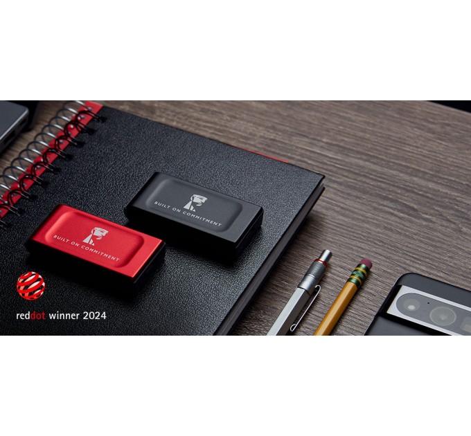 Kingston Накопичувач зовнішній SSD Portable USB 2.0ТB Kingston SXS1000 BoC Black (SXS1000/2000GA)