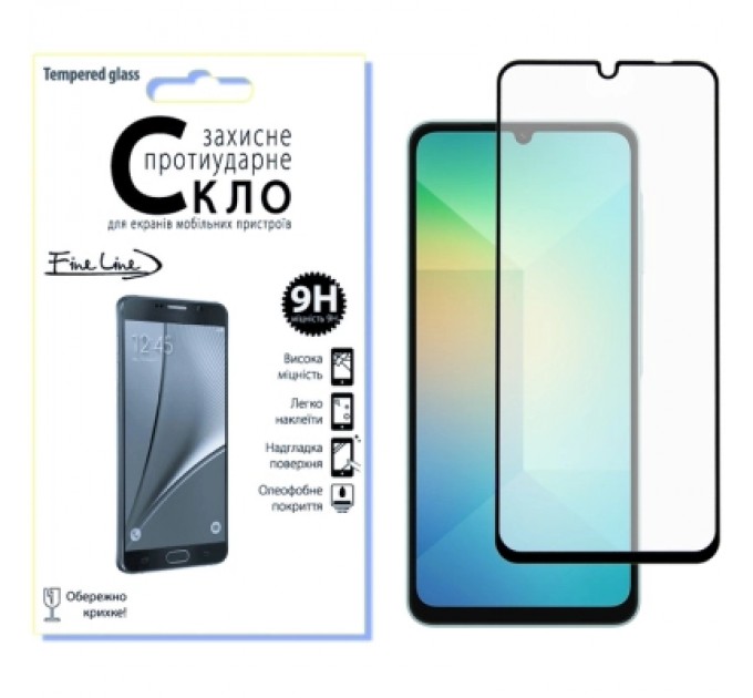 Fine Line Скло захисне Fine Line Samsung Galaxy A16 Black (FL-TGFG-378)