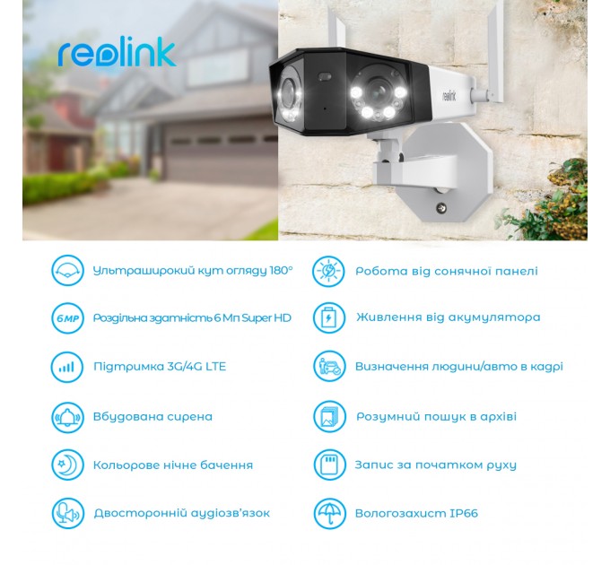 Reolink IP камера Reolink Duo Series G750 (Duo 2 LTE)