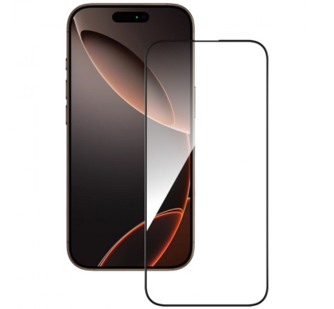 Скло захисне ACCLAB Full Glue Apple iPhone 16 Pro Max Black (1283126593284)