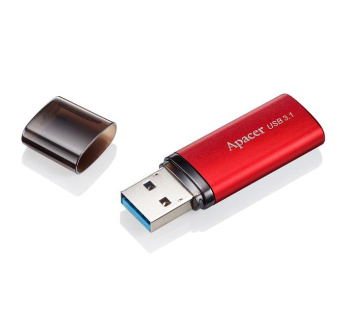 Apacer USB флеш накопичувач Apacer 64GB AH25B Red USB 3.1 Gen1 (AP64GAH25BR-1)