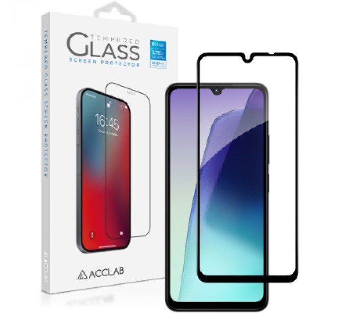 ACCLAB Скло захисне ACCLAB Full Glue Xiaomi Redmi 14C Black (1283126598838)