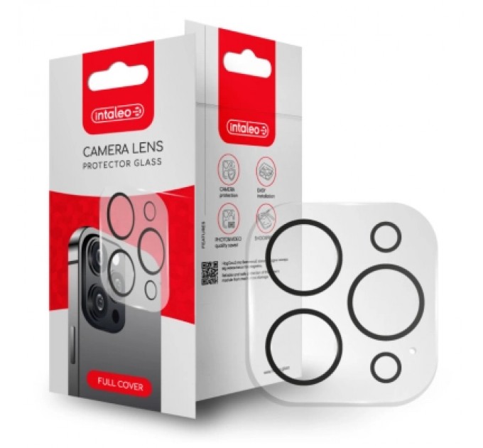 Intaleo Скло захисне Intaleo Camera Lens Apple iPhone 13 Pro / 13 Pro Max Black (1283126565311)