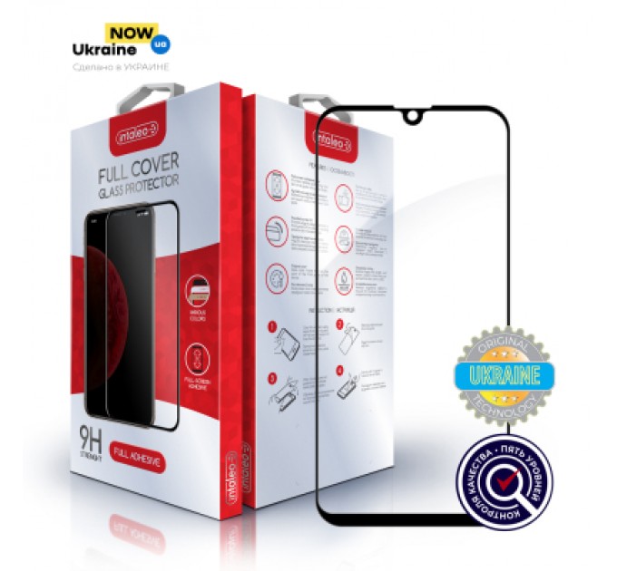 Intaleo Скло захисне Intaleo Full Glue Glass Samsung A50 Black (1283126491641)