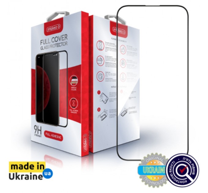 Intaleo Скло захисне Intaleo Full Glue Apple iPhone 16 Pro Max Black (1283126593819)