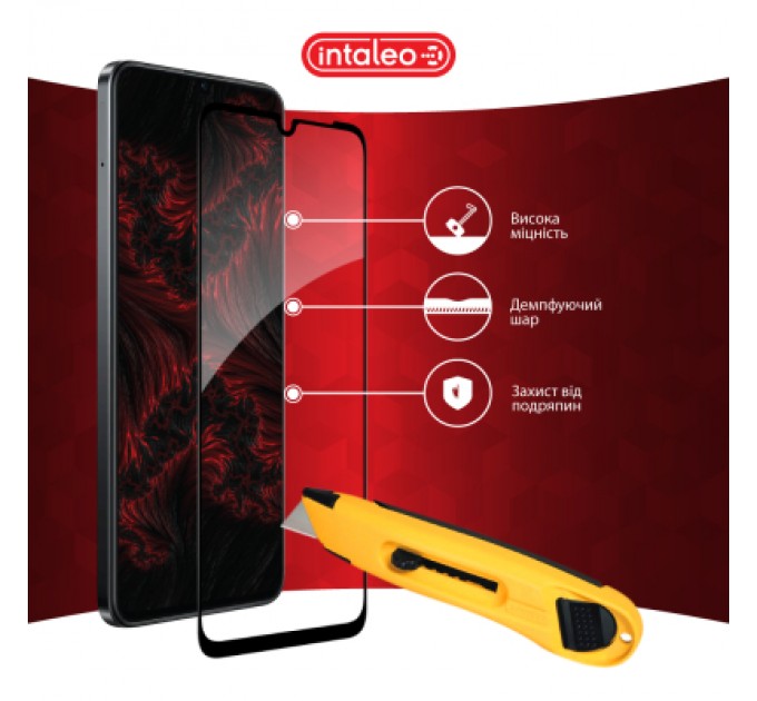Intaleo Скло захисне Intaleo Full Glue Realme Note 60X Black (1283126609053)