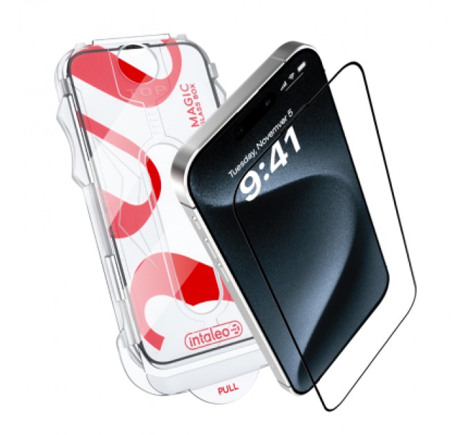 Intaleo Скло захисне Intaleo MagicBox Apple iPhone 15 PRO (4820266742850)