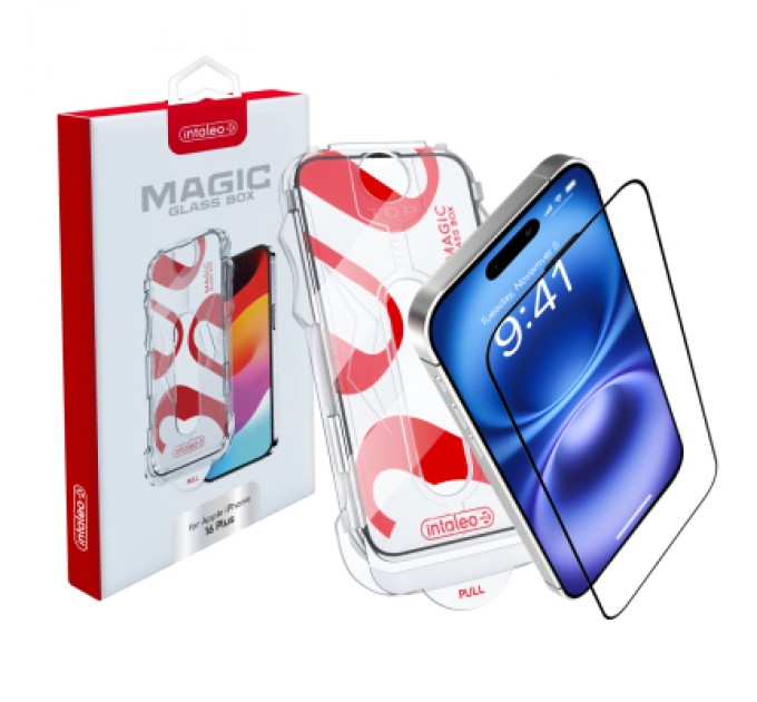 Intaleo Скло захисне Intaleo MagicBox Apple iPhone 16 PLUS (4820266742928)