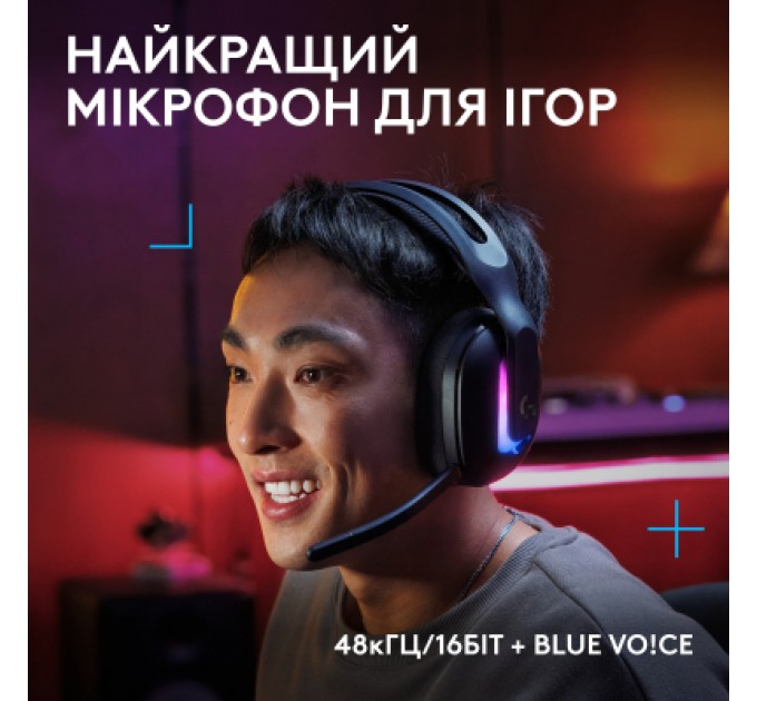 Logitech Навушники Logitech G522 Lightspeed Wireless Gaming Headset Black (981-001544)