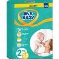 Evy Baby Підгузки Evy Baby Mini Розмір (3-6 кг) 58 шт (8683881000257)