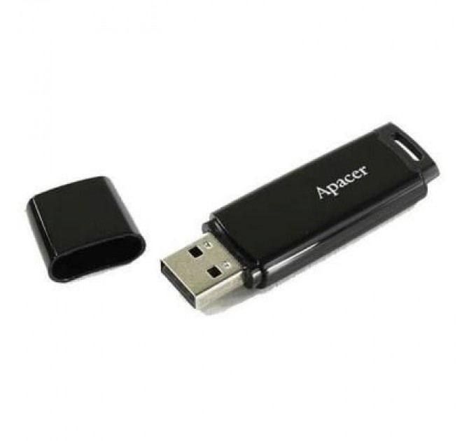 Apacer USB флеш накопичувач Apacer 64GB AH336 Black USB 2.0 (AP64GAH336B-1)