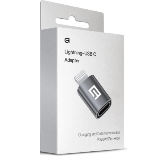 Armorstandart Дата кабель OTG USB-C to Lightning Black Armorstandart (ARM79618)