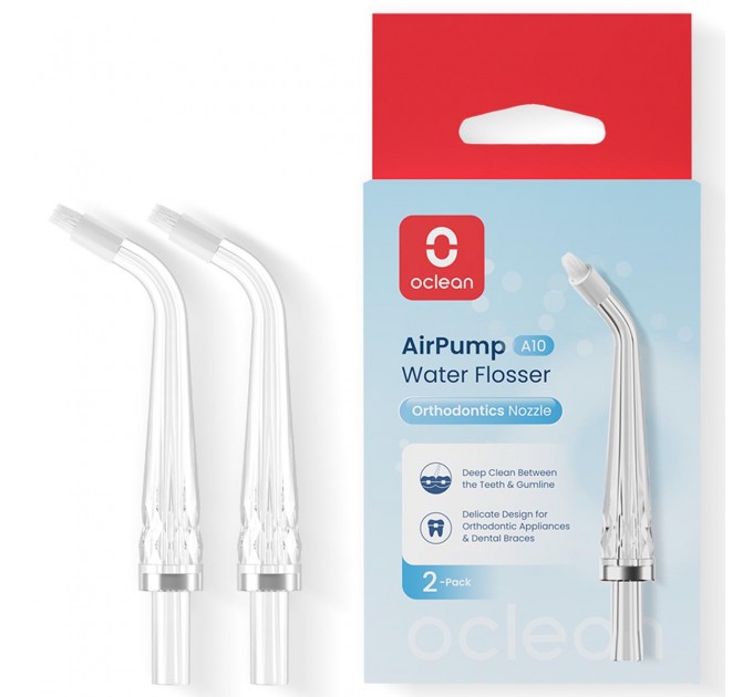 Насадка для іригатора Oclean Nozzle for A10-Orthodontics 2 шт (6970810556131)