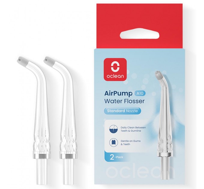 Oclean Насадка для іригатора Oclean Nozzle for A10-Standard 2 шт (6970810556148)
