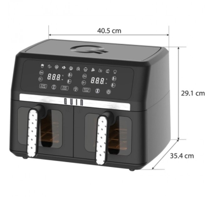 QUIN Мультипіч QUIN Air Fryer Dual Zone (YJ-1102AV)