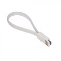 Sumdex Кабель Sumdex USB - micro USB V 2.0 (M/M), з магнітом, 0.21 м, White (DCU-1022WT)_OEM