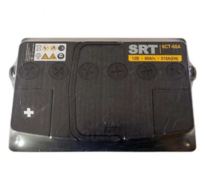SRT Акумулятор автомобільний SRT 6СТ-60АЗ (1) (+/-) (L2) 510А 12V